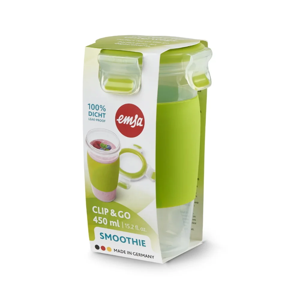 Кружка EMSA CLIP & GO SMOOTHIE MUG N1071500 0 45 л | Дом и сад