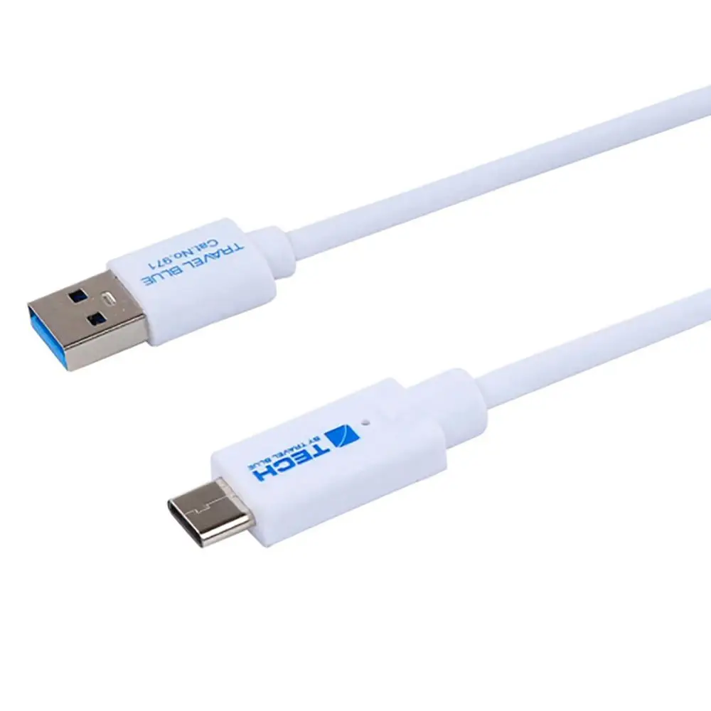 Smartphone Charging Cable travel Blue USB Type-C (971) | Электроника