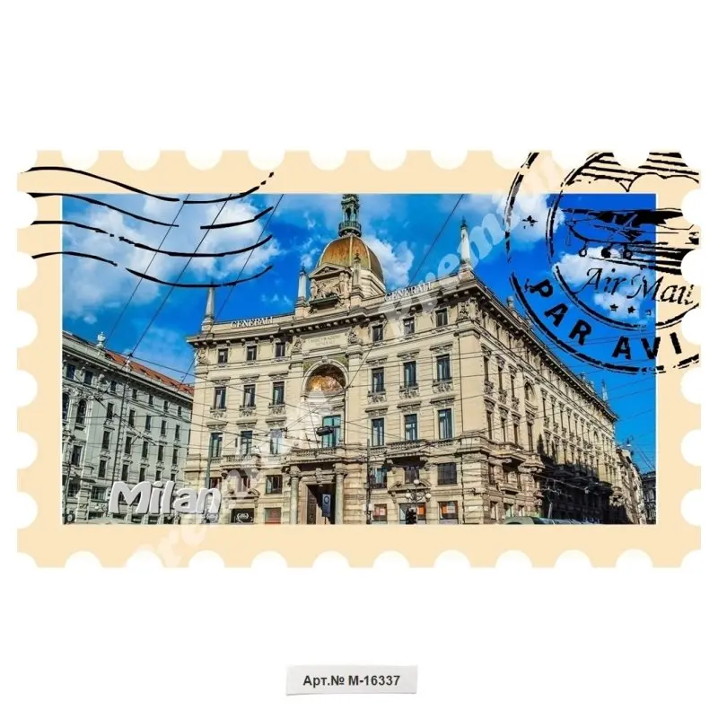Милан Италия Сувенирный подарочный магнит для коллекции | Дом и сад