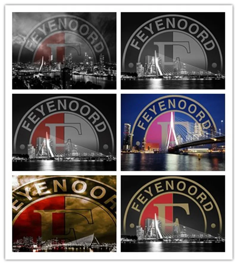 5D DIY футбол Feyenoord логотип Алмазная картина полная Мозаика из буровых алмазов Алмазная вышивка Детская комната Декор настенное искусство