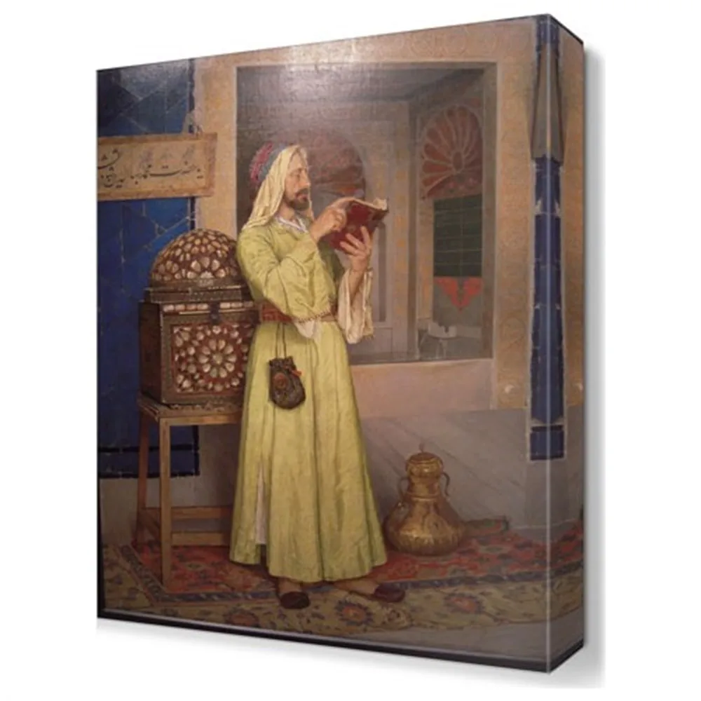 Сделано в Турции холст живопись оттоманка человек чтение книги плакаты принты