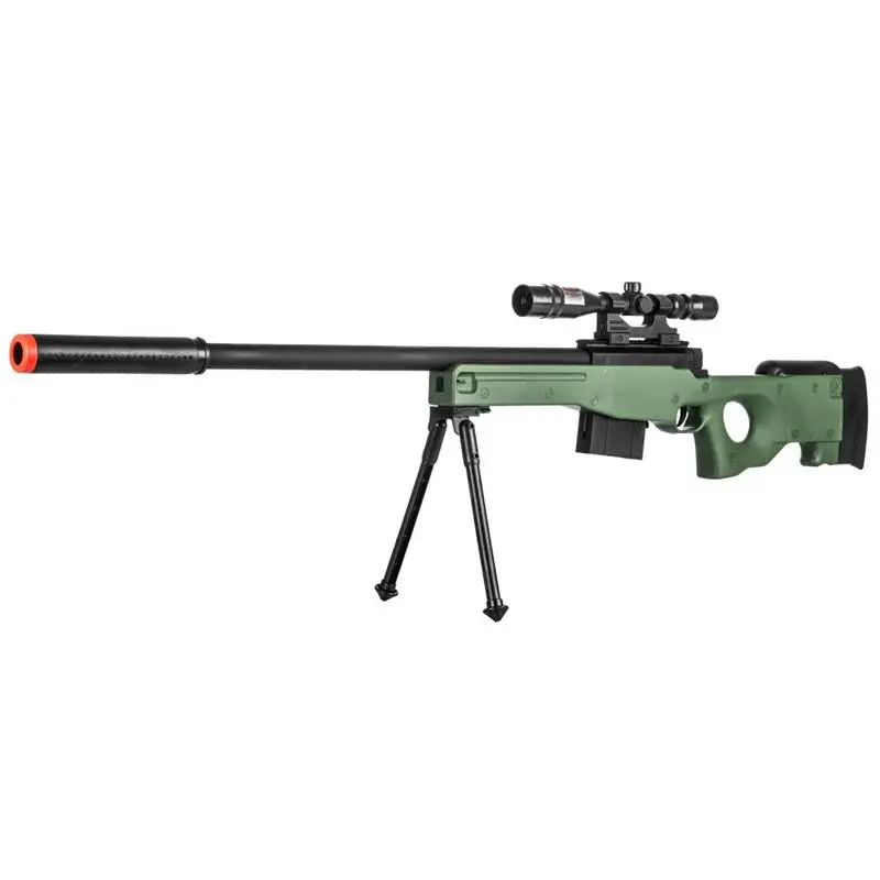 Винтовка AWM (авп) с глушителем детская пластиковая игрушка большая - купить по