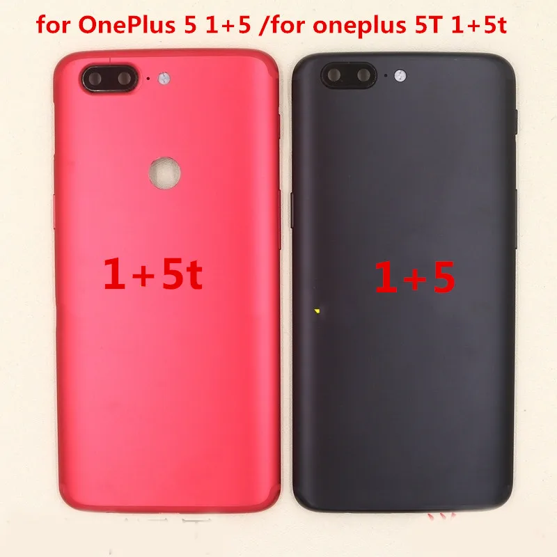 5 шт. оригинал для OnePlus 5T Задняя Крышка батарейного отсека заднее стекло Oneplus 5t 1 +