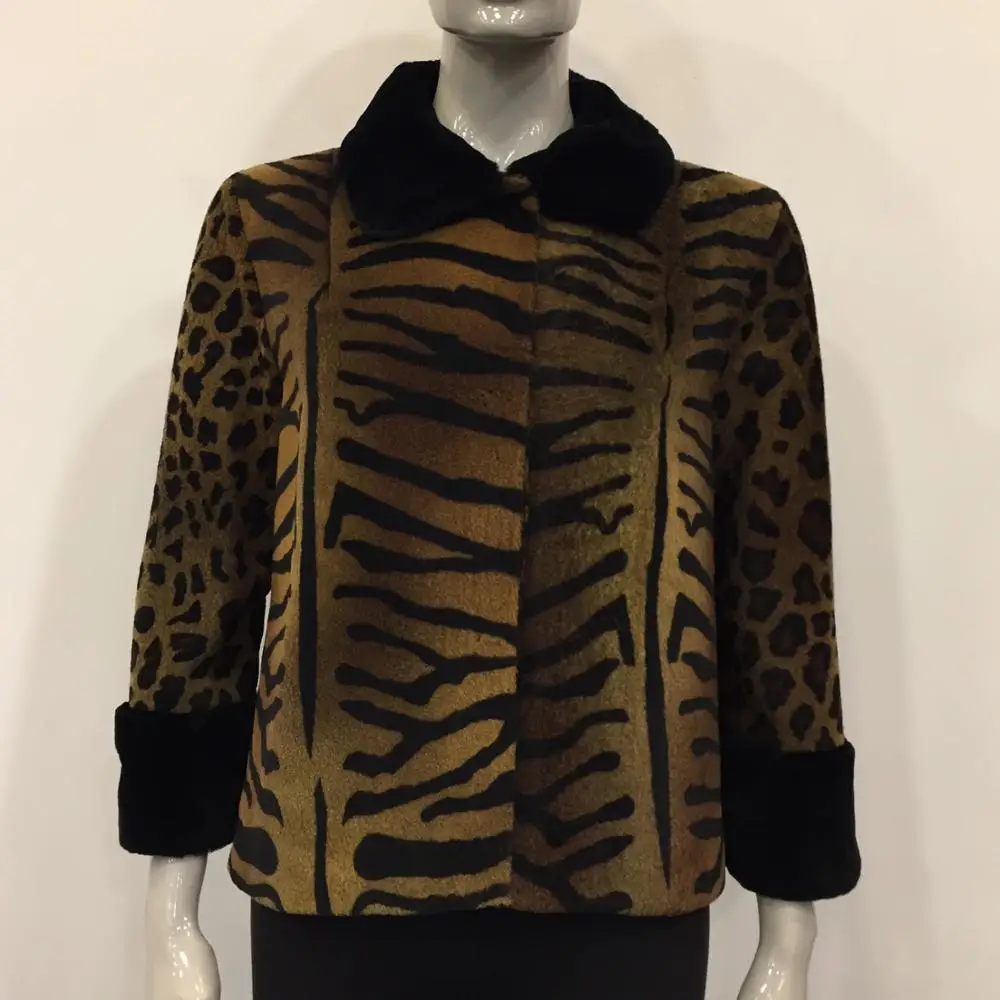 Женское зимнее пальто из натуральной овечьей шерсти Новая Модная элегантная