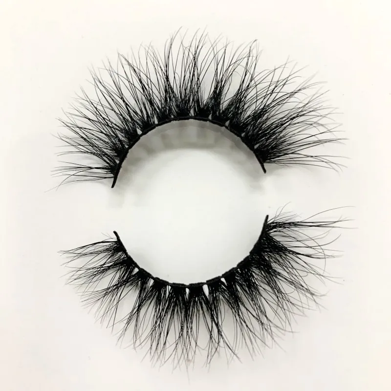 IN USA Wholesale Mink Lashes Wholesale Eyelashes Bulk 100 Pairs Soft Fluffy Messy Natural Mink Lashes Makeup Mink Eyelashes