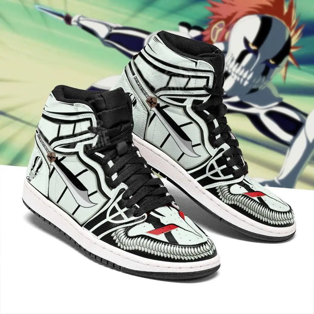 

Ichigo Shoes Hollow Fullbringer Sneakers High Top Bleach Shoes