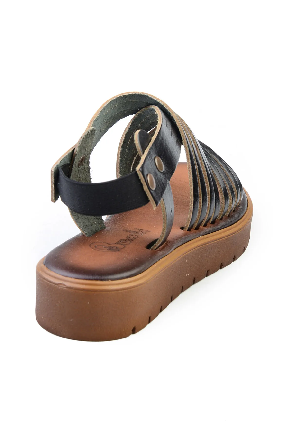 Bambi Genuine Leather Black Women 'S Sandals H0553971003 | Обувь