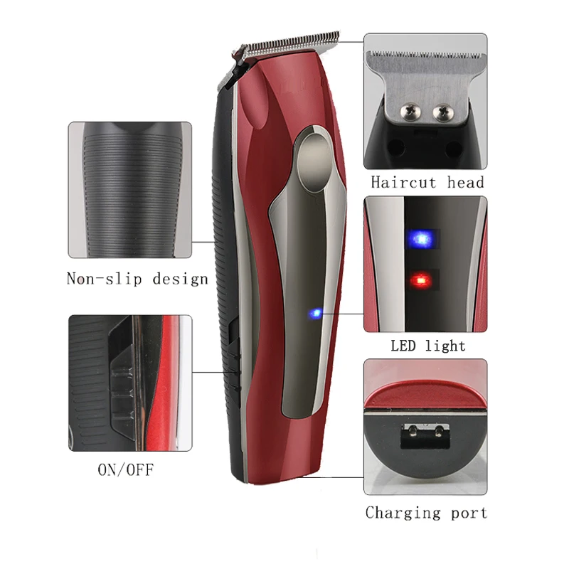 Мужская электрическая машинка для стрижки волос профессиональная из