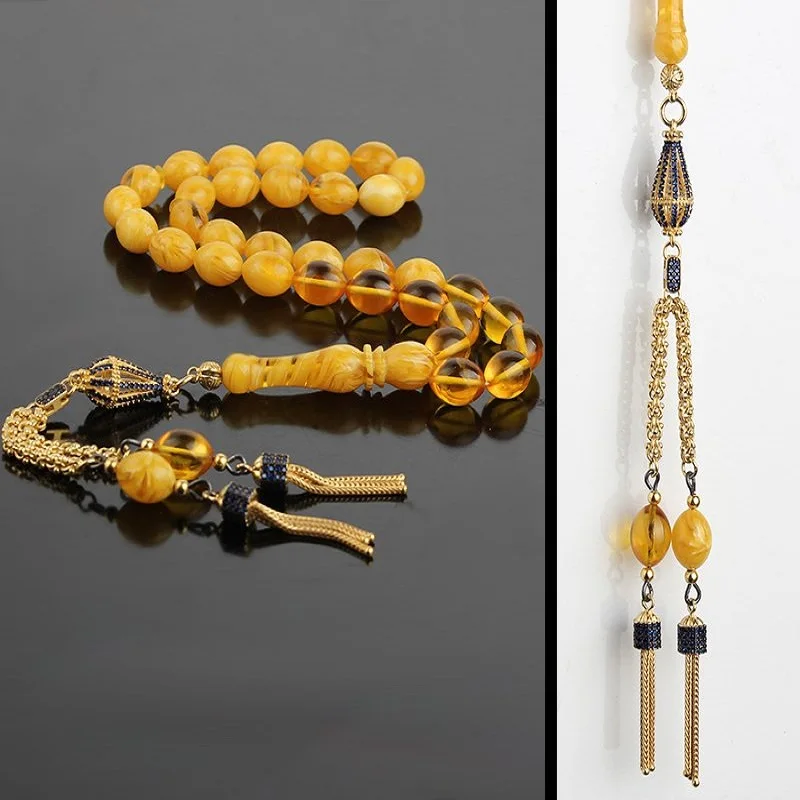 Лучшее качество Естественный Камень циркон бусины Eser Ручной Работы Четки