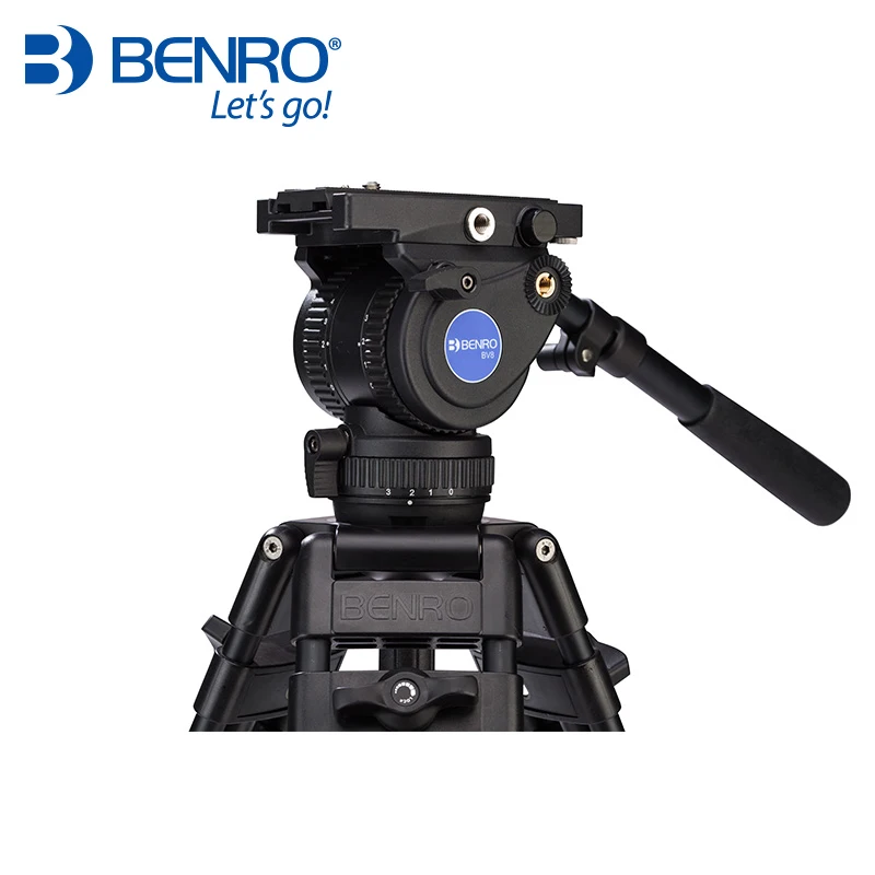 BENRO BV6H гидравлическая жидкая алюминиевая видеоголовка QR13 БЫСТРОРАЗЪЕМНАЯ