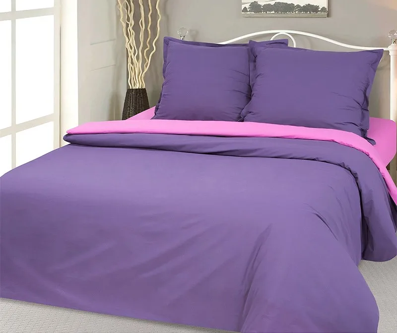 Постельное белье из поплина Фиалка | Дом и сад