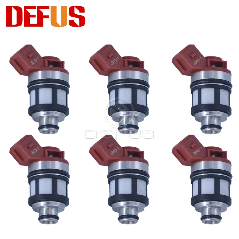 

DEFUS 6x OEM JS40-1 Bico Форсунки топлива сопло для бензиновых автомобилей автозапчасти клапан впрыска двигателя в сборе