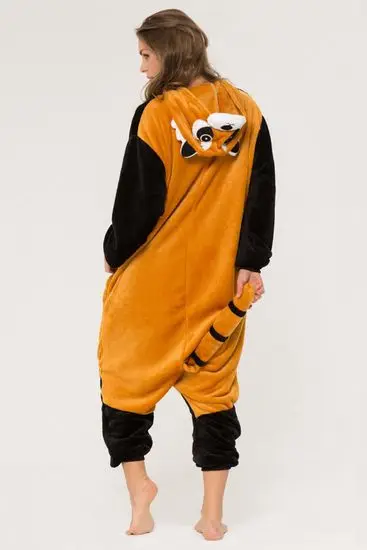 Кигуруми Красная Панда Енот Лемур Полосатый Хвост Кегуруми кингуруми |