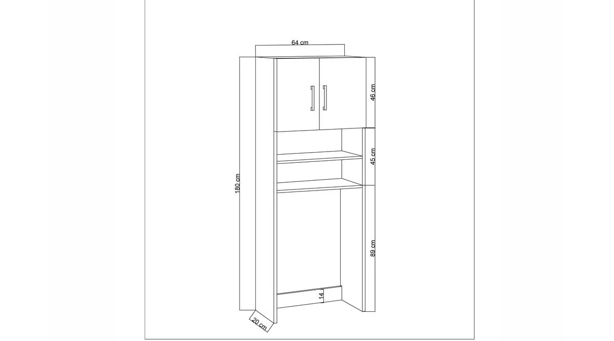 

Lange Washing Machine Cabinet
