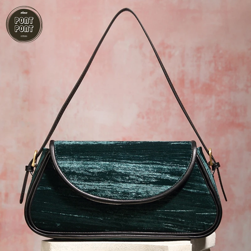 

Female Handbag Velvet Fabrics Bag Shoulder Bag Crossbody Bag For Women Fashion Baguette Handbag Designer sac a main femme bolsas