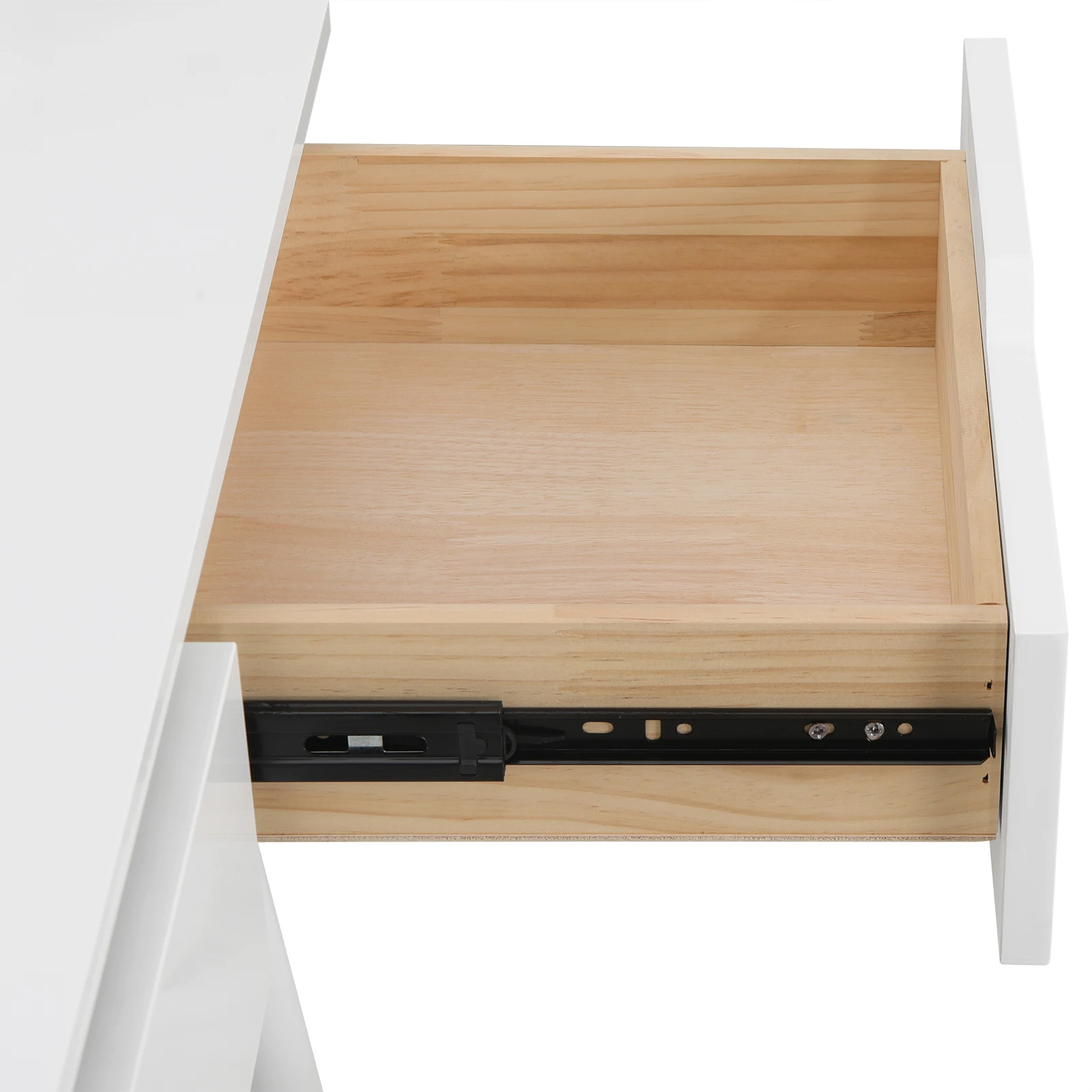 Белый туалетный столик с табуретом зеркальные шкафы 3 ящиками современный