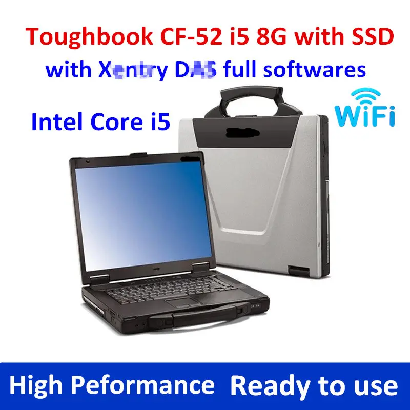2021 используется для Panasonic Toughbook CF 52 ноутбук с процессором i5 8 ГБ ОЗУ xentry