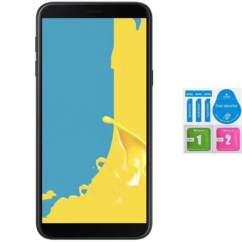 Совместимое закаленное стекло для защиты экрана SAMSUNG GALAXY J6 PLUS 2018 (универсальное