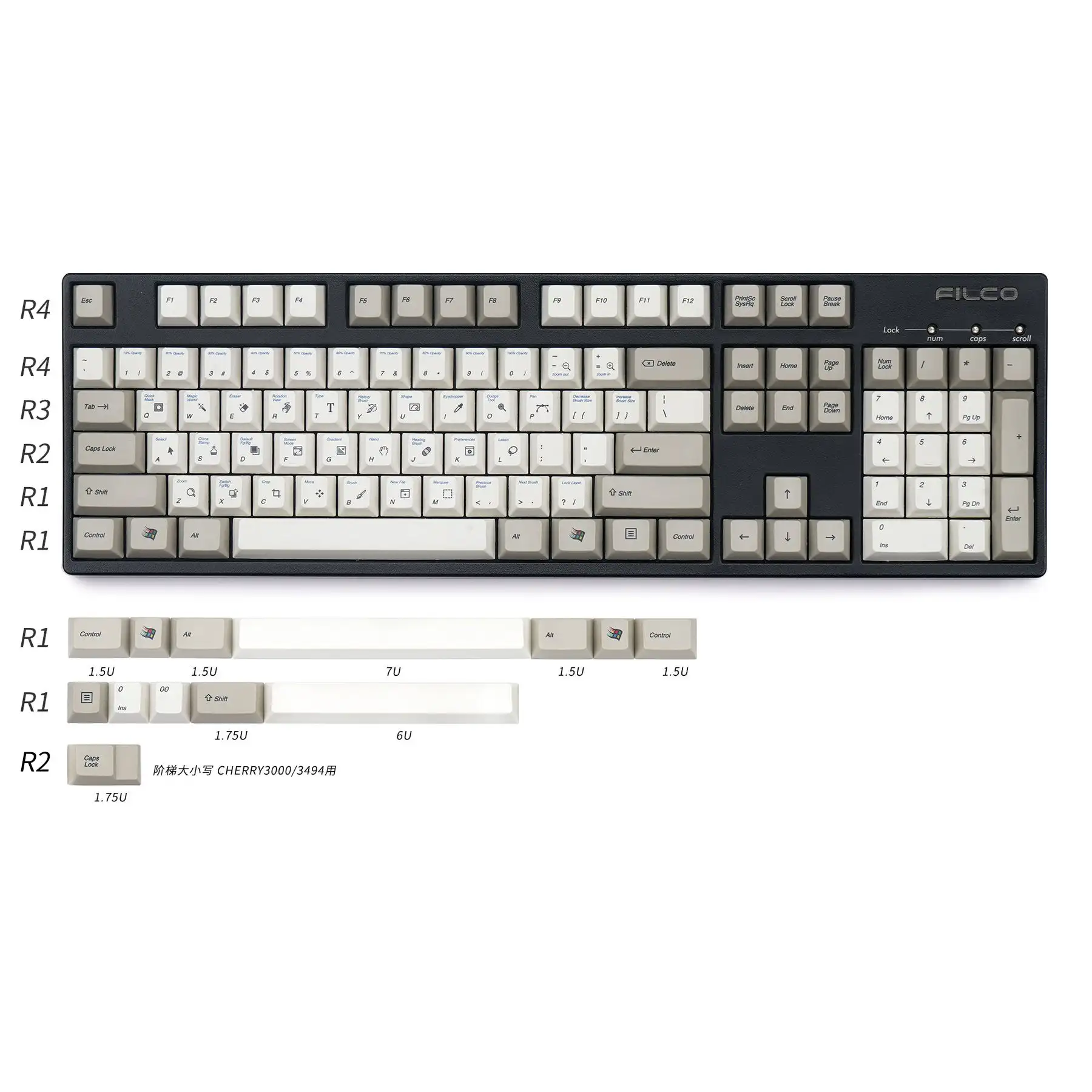

EPBT EnjoyPBT PC Mac, колпачки для механических клавиш MX под заказ
