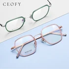 Ceofy круглые стильные поляризационные солнцезащитные очки с клипсой для мужчин и женщин, ретро бренд, магнитные многофункциональные аксессуары CD6816