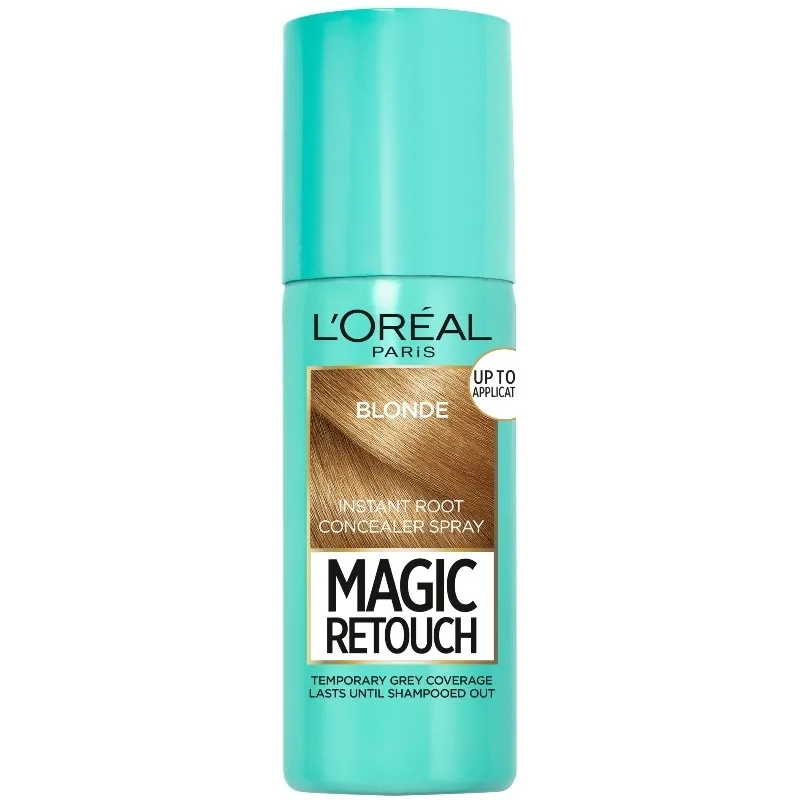 

Loreal Paris Magic Retouch Instant Root Covering Whites For Concealer Spray Temporary Gray Coverage Blonde Brown Black 75 Ml