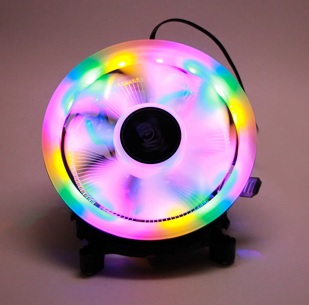 Кулер для процессора Snowman M105 1 вентилятор RGB подсветка 3 pin | Компьютеры и офис