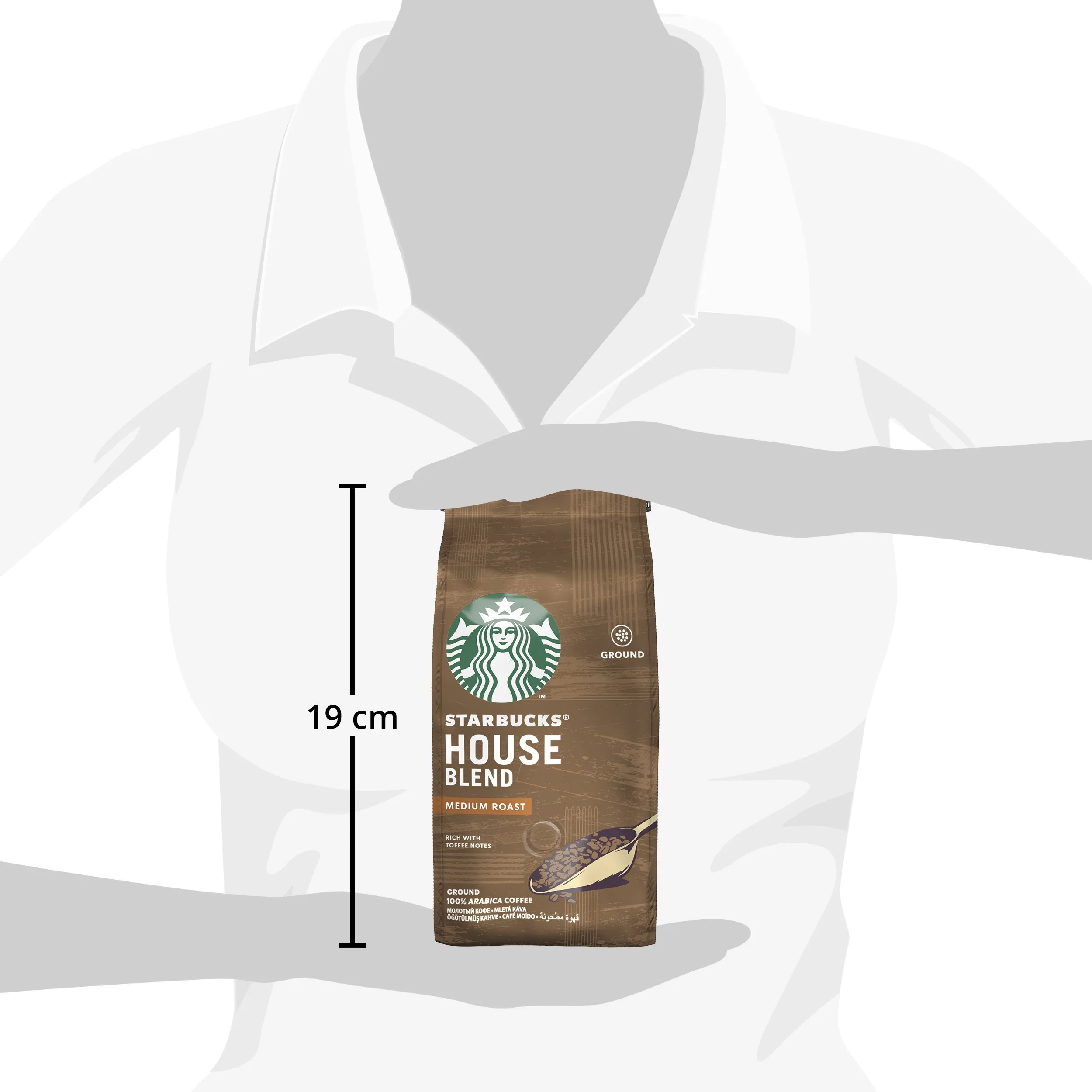 STARBUCKS House Blend кофе молотый 200 г|Молотый кофе| |