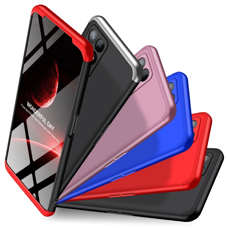 for realme 8i 8 pro cases slim hard matte shockproof back cover full protective shell phone case for realme 7 6 5 pro capa coque free global shipping