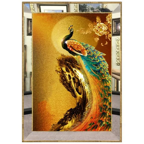 Koop Luxe Spiegel Omlijst Digitale Canvas Schilderij 70*100 Cm