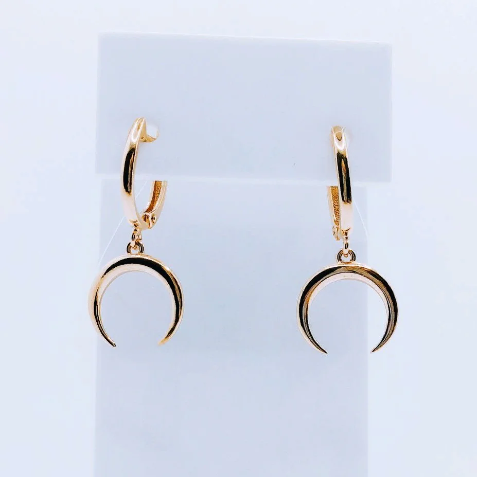 Earrings. The trend of 2022. Women's earrings. &quotLunnitsa&quot. 925 silver. Ms. weight 2.5 gr. | Drop Earrings