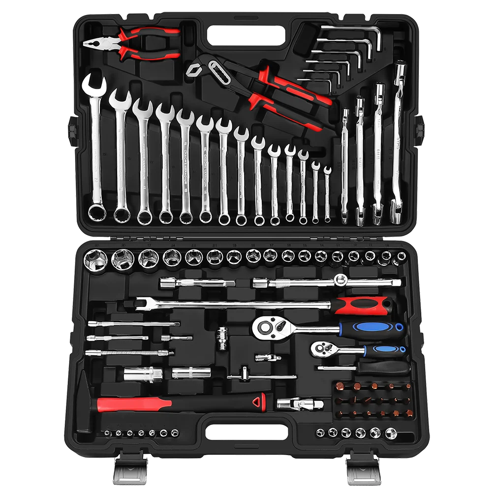 SATAGOOD Инструменты 92 шт. Инструмент Набор инструментов набор ключей инструмент для