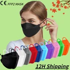 Ffp2 маски fp2 маски cubrebocas kn95 ffp2 маски цветные fpp2 одобренные маски черные маски fpp2 kn95 Маска Защитная маска