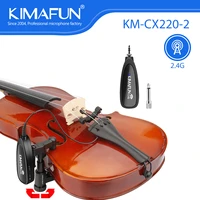 kimafun 2 4g music instrument microfone lav lapel violin condenser microphone for vlogging video record youtuber live teaching