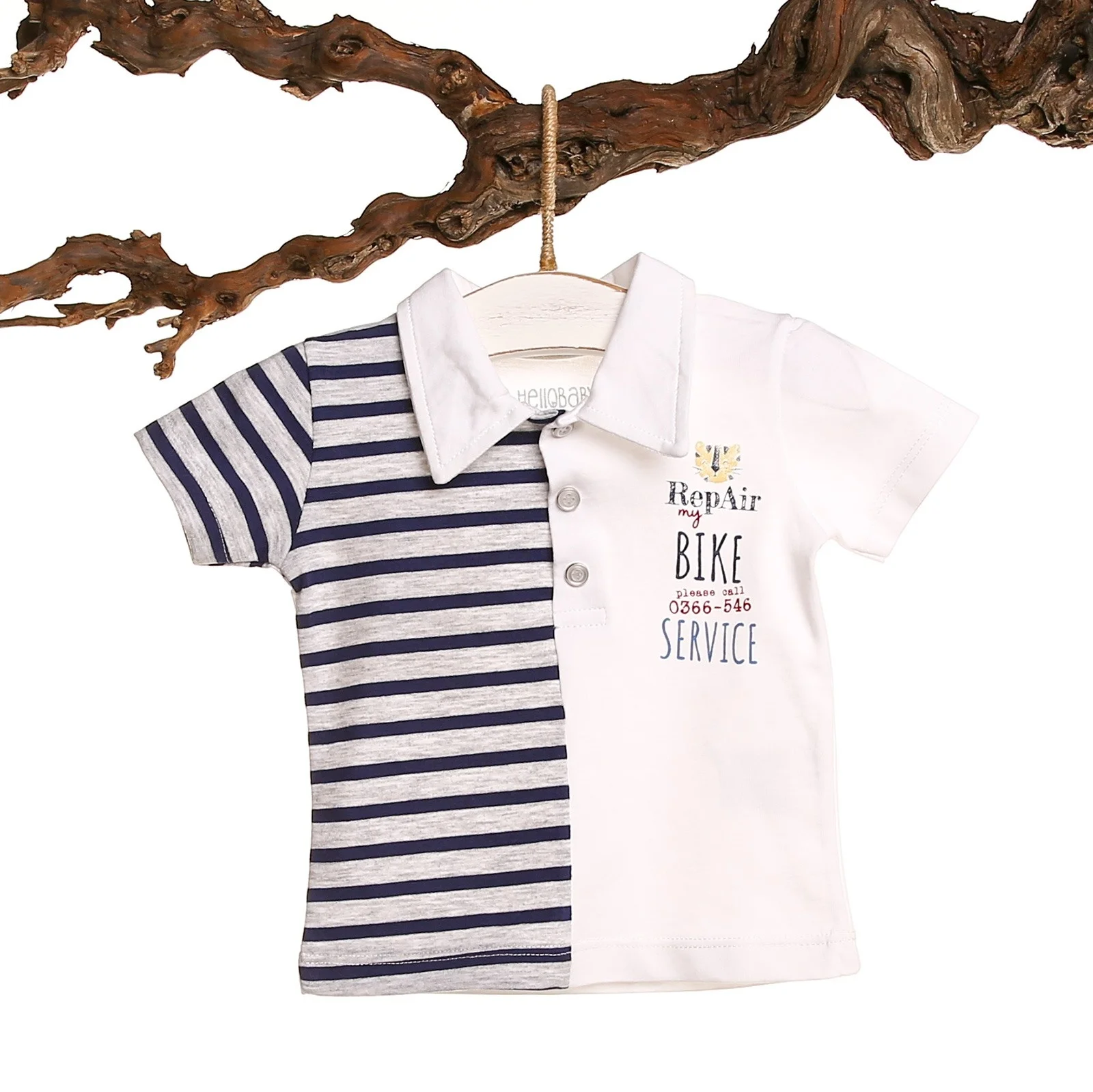 Боди с коротким рукавом ebebek HelloBaby для маленьких мальчиков и девочек| |