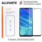 2шт Закаленное стекло для Huawei P Smart 2019 2020 2021 Защита экрана для стеклянная пленка