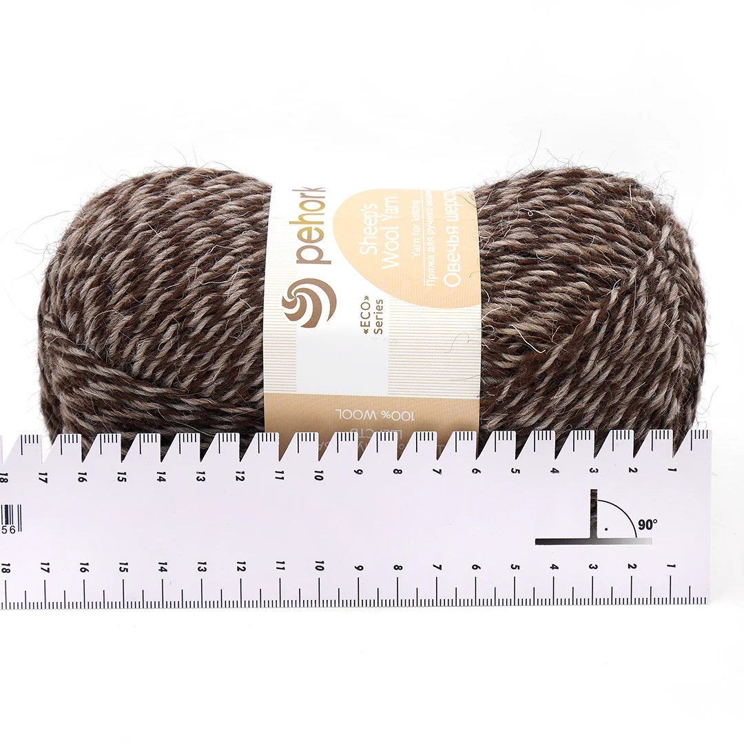 Пряжа Пехорка Овечья шерсть (5 мотков) 100% 100г 200м | Дом и сад