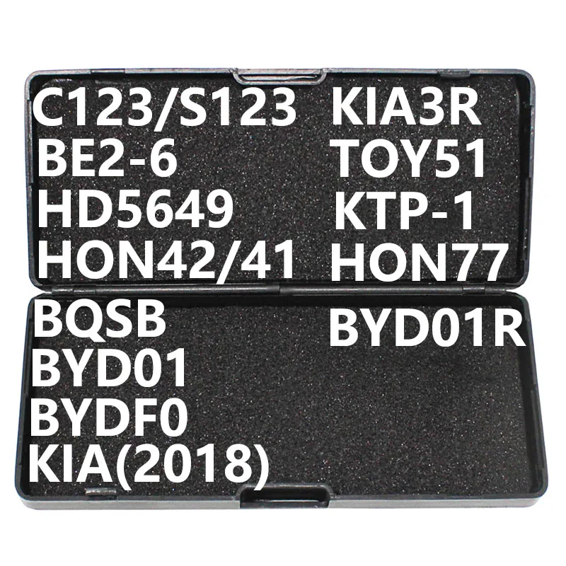 Слесарные инструменты LiShi 2 в 1 C123/S123 BE2-6 HD5649 HON42/41 BQSB BYD01 BYDF0 KIA2018 KIA3R TOY51