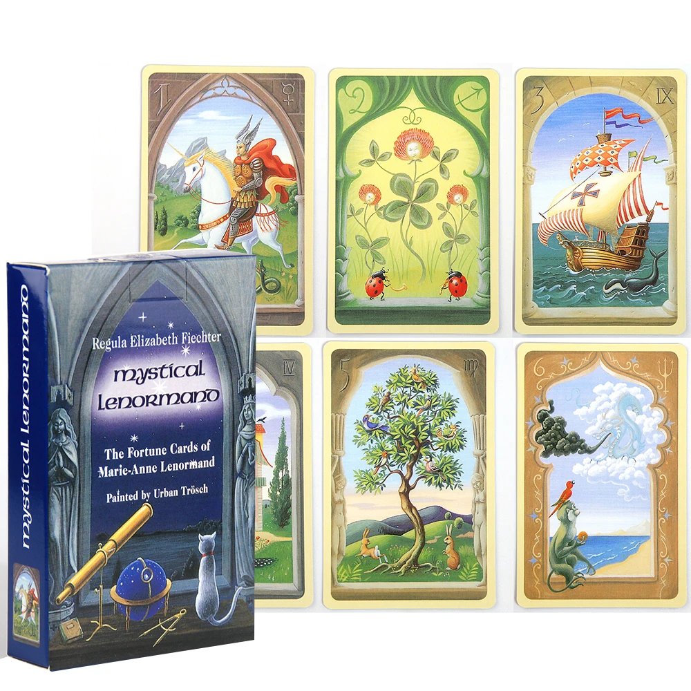 

Mystical Lenormand 18th Century Fortune Telling Cards By Mlle Lenormand Includes Instructions For Three Different Card Spreads