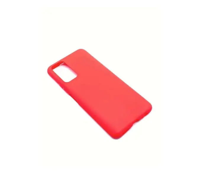 Soft Touch чехол для Honor 10X lite / Huawei p smart 2021 красный с внутренней бахрамой - купить по