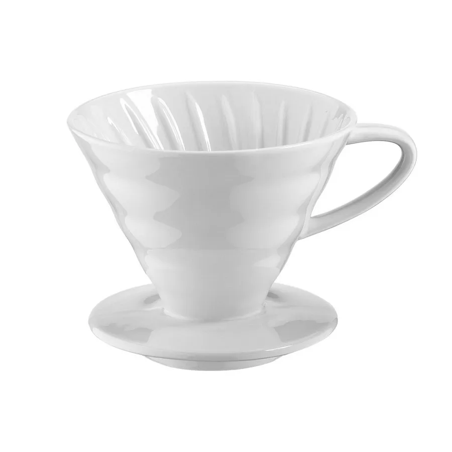Hario капельница V60 02 | фарфоровая капельница | V60 02 стильная чашка капельного фильтра для кофе | V60 фарфоровая капельница | Постоянный фильтр