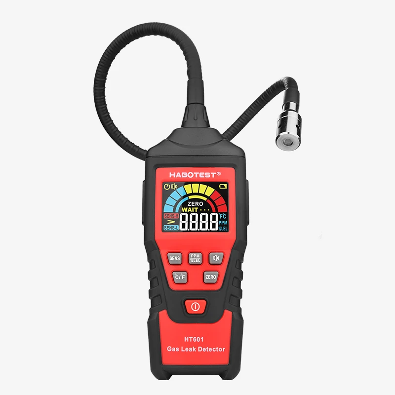 Детектор Утечки легковоспламеняющихся газов HT601B анализатор PPM тестер 9999 20% LEL