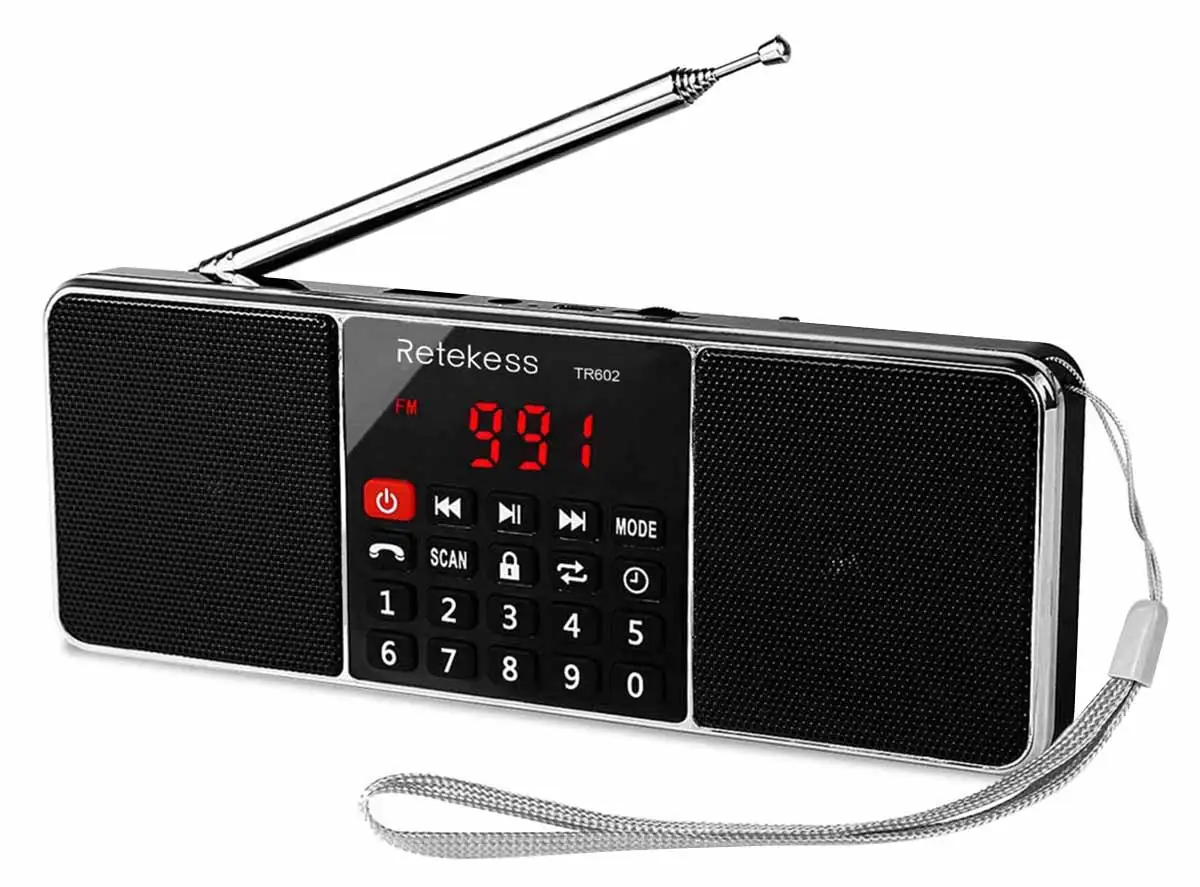 Стерео радио с MP3 и Bluetooth Retekess TR602 ON.