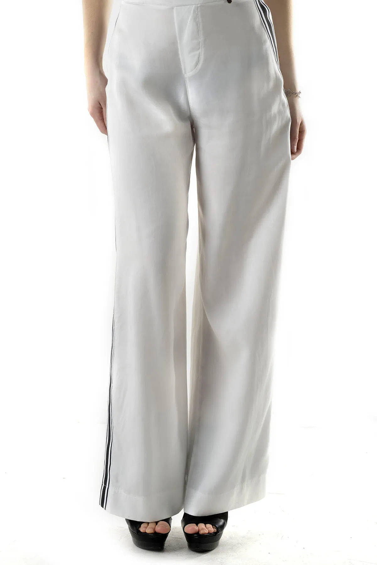 Сексуальные белые женские брюки WH4 J3222|Брюки| |