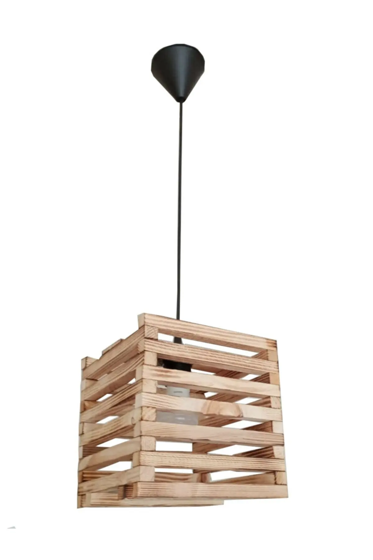 

Wood Chandelier Single Pendant Lamp