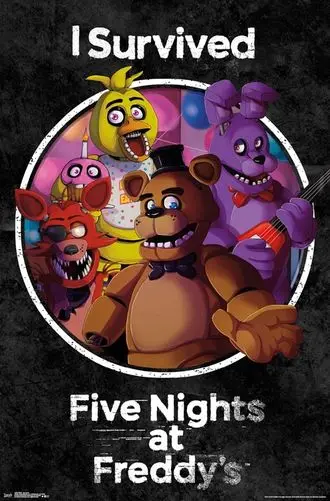 Плакат 5 Ночей с Фредди, Five Nights at Freddy's, ФНАФ, Аниматроники №39,  А2 - AliExpress