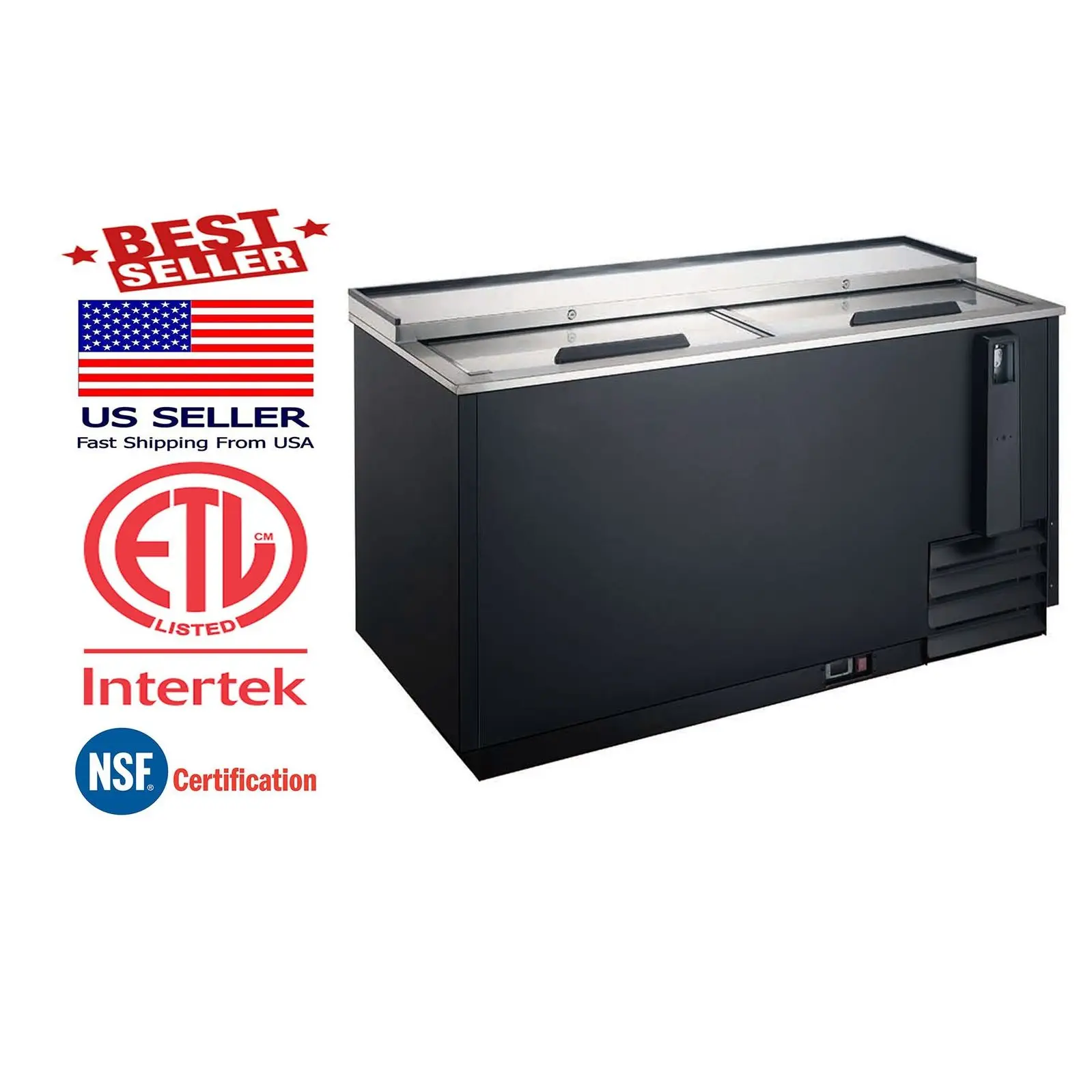 

NSF ETL Новый 50-дюймовый холодильник с верхней загрузкой для бара, пивной соды