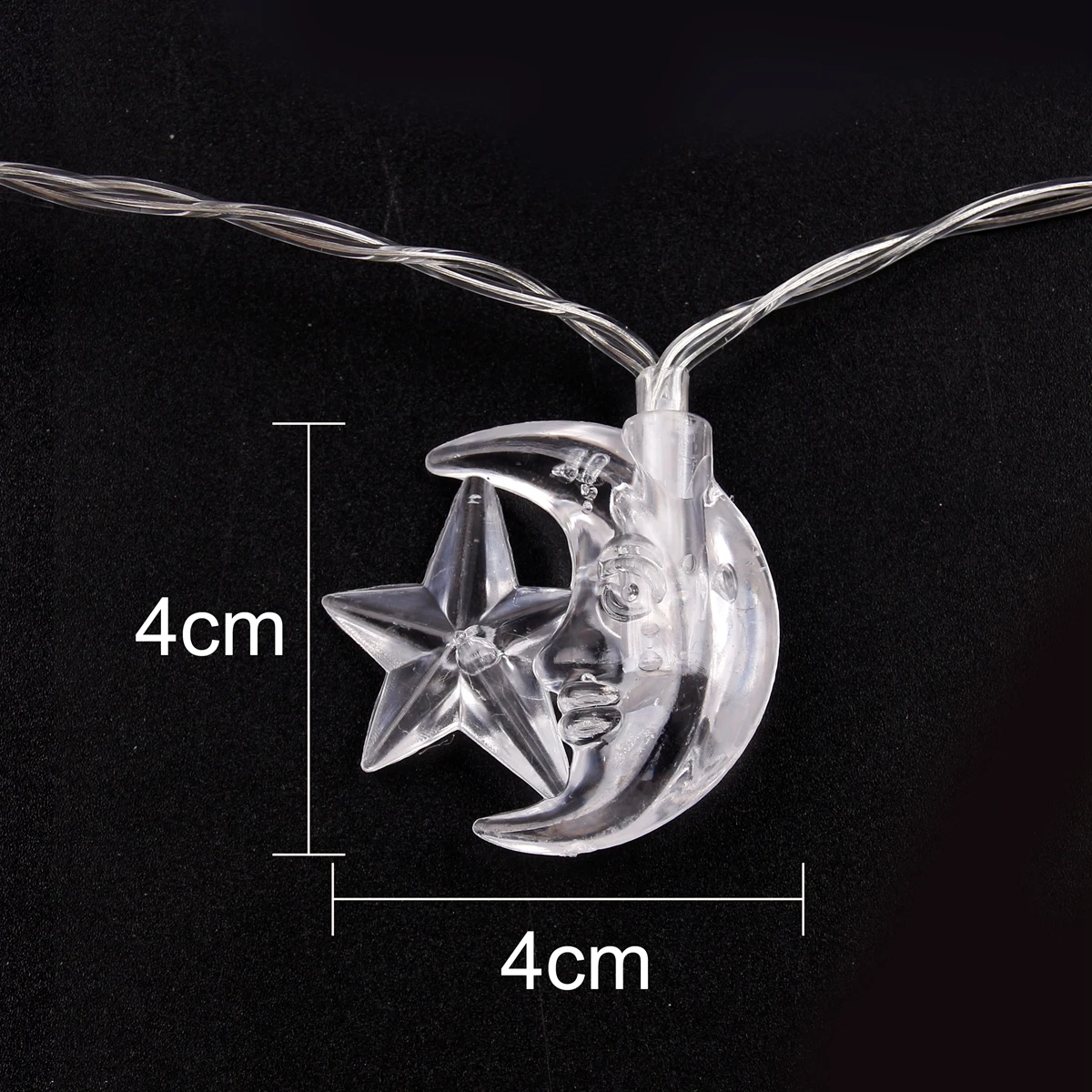 

Moon Star LED Fairy String Light Garland EID Mubarak Ramadan Decoration Christmas Holiday Lighting Wedding Party Decorative