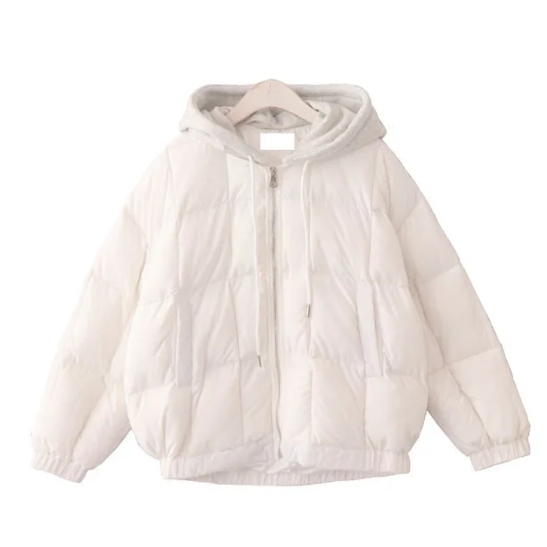 2021 мягкая стеганая Женская куртка на молнии с капюшоном|Женские куртки| |