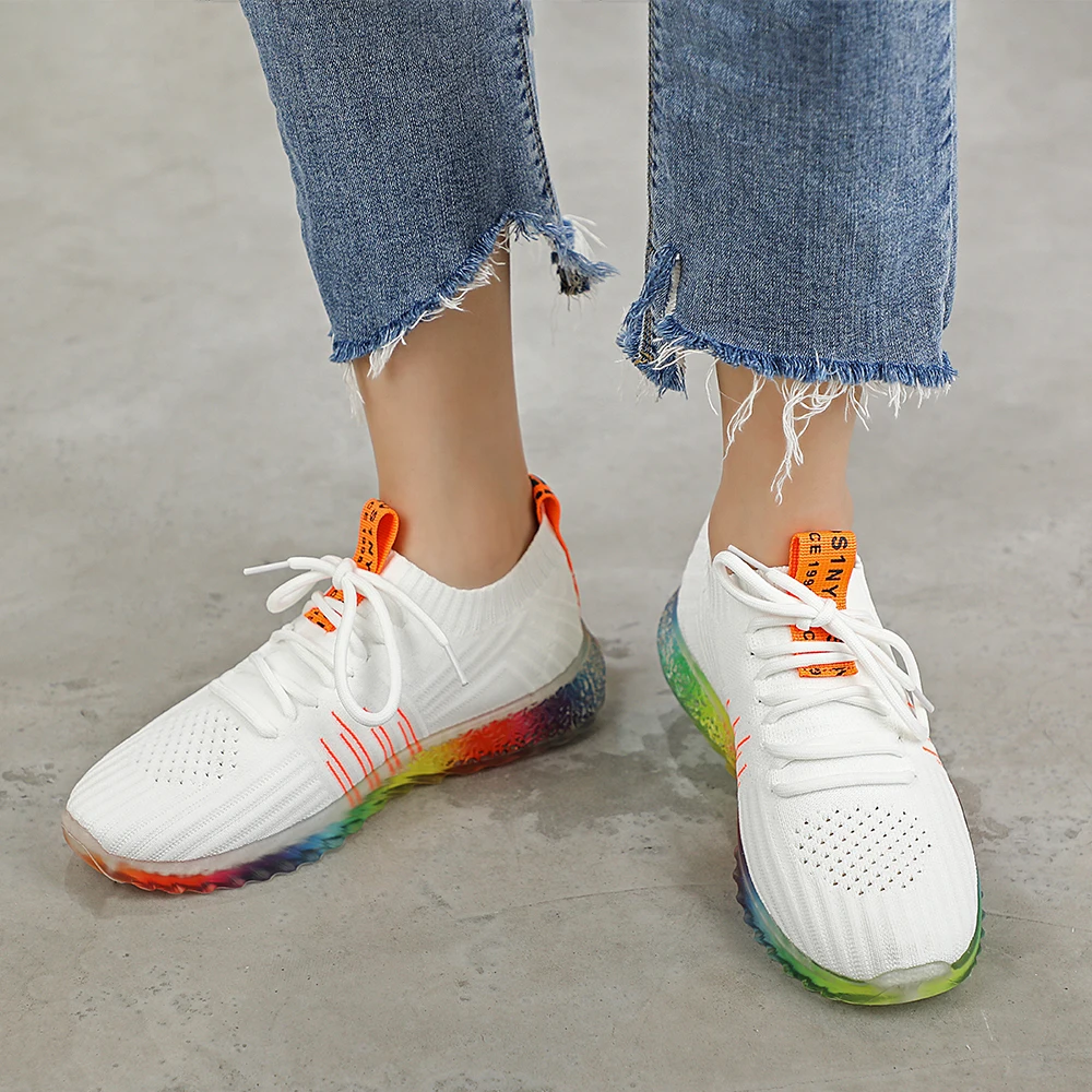 Повседневная обувь для женщин Сезон осень 2020 года Кроссовки на платформе со