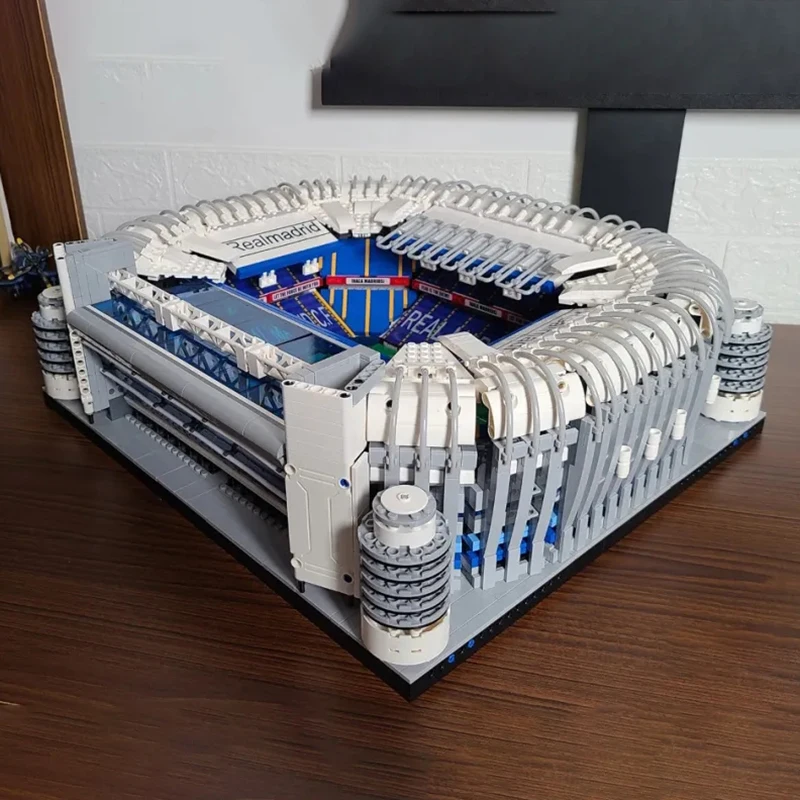 Город МОС уличный вид Реал Мадрид футбольный стадион модель кирпичи сделай сам
